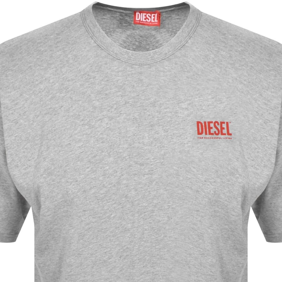 Image number 3 for Diesel T Boxt Bisk T Shirt Grey