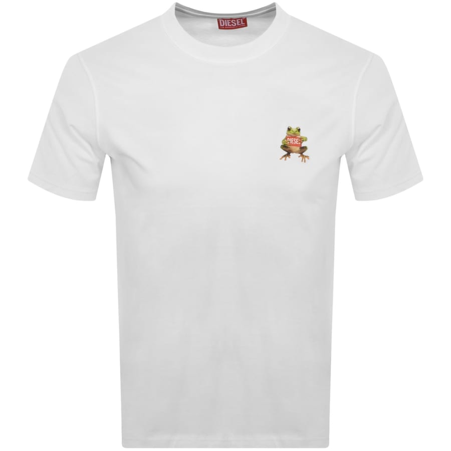 Image number 1 for Diesel T Norm Frog T Shirt White