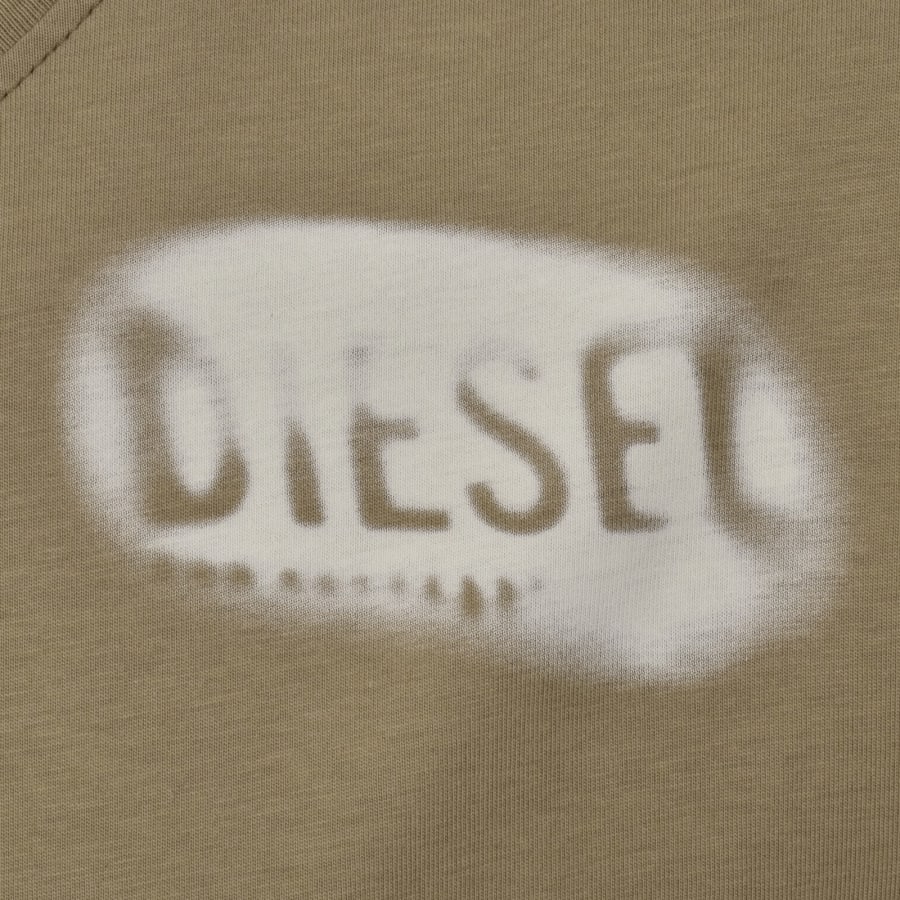 Image number 3 for Diesel T Boxt V2 T Shirt Beige