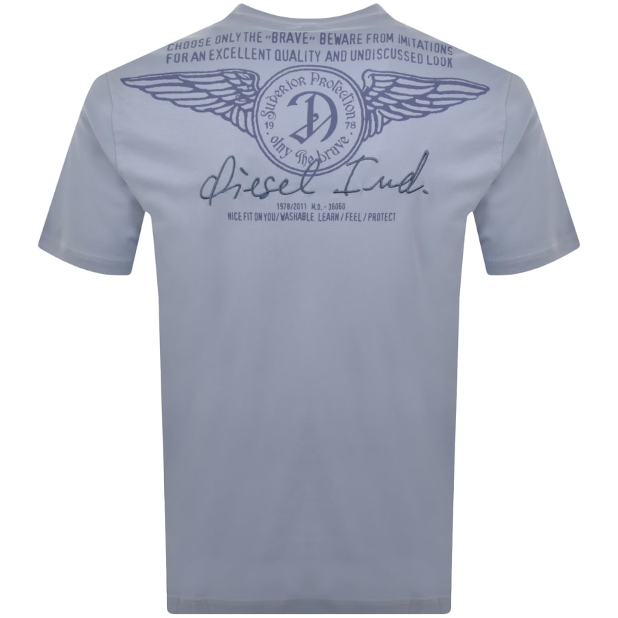 Image number 5 for Diesel T Adjust V11 T Shirt Blue