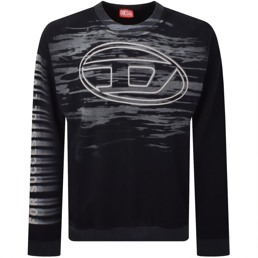 Image number 2 for Diesel S Boxt T1 Sweatshirt Navy