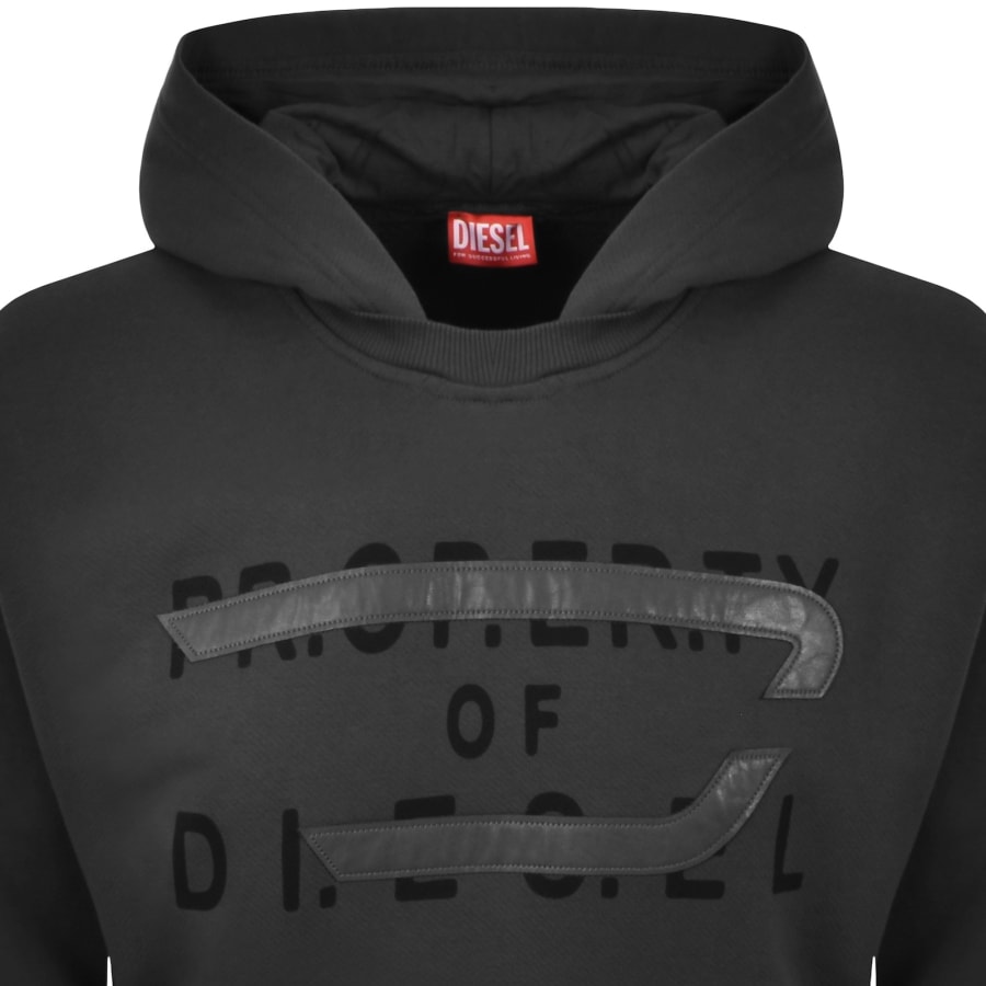 Image number 2 for Diesel S Norman Hoodie Grey