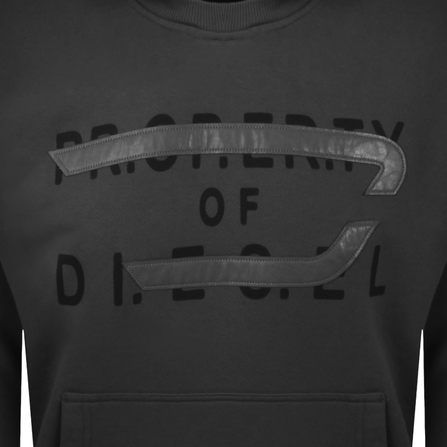 Image number 3 for Diesel S Norman Hoodie Grey