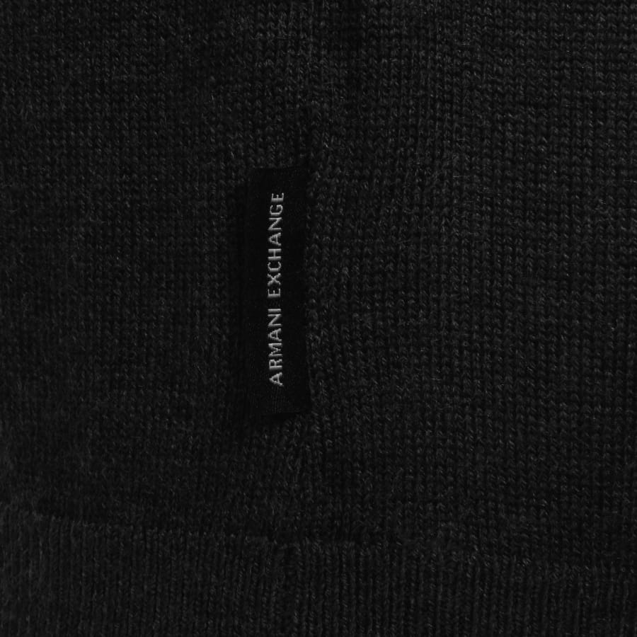 Image number 3 for Armani Exchange Knit Jumper Grey