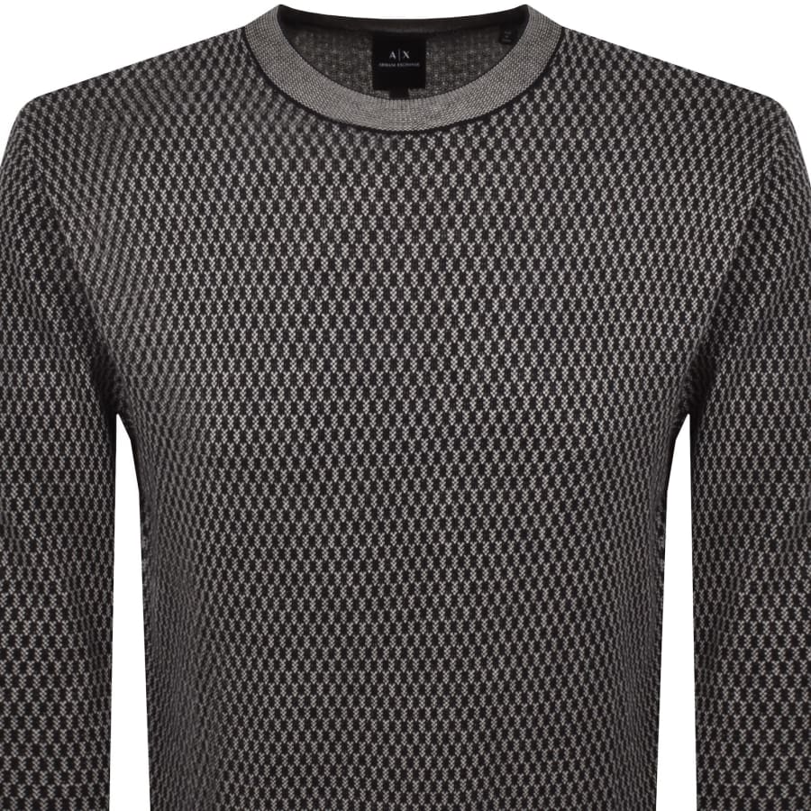 Image number 2 for Armani Exchange Knit Jumper Navy