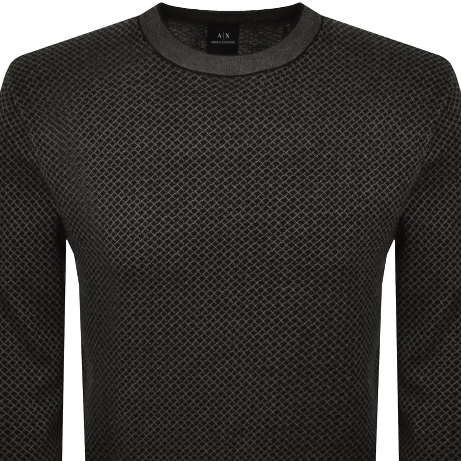 Image number 2 for Armani Exchange Knit Jumper Black
