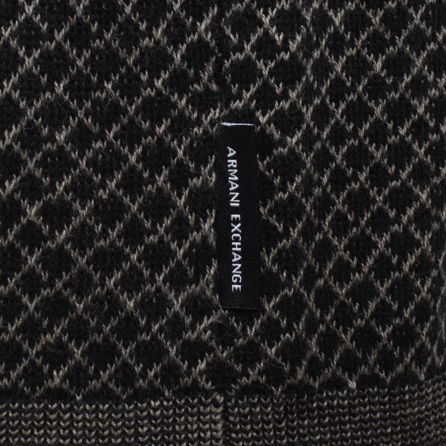 Image number 3 for Armani Exchange Knit Jumper Black