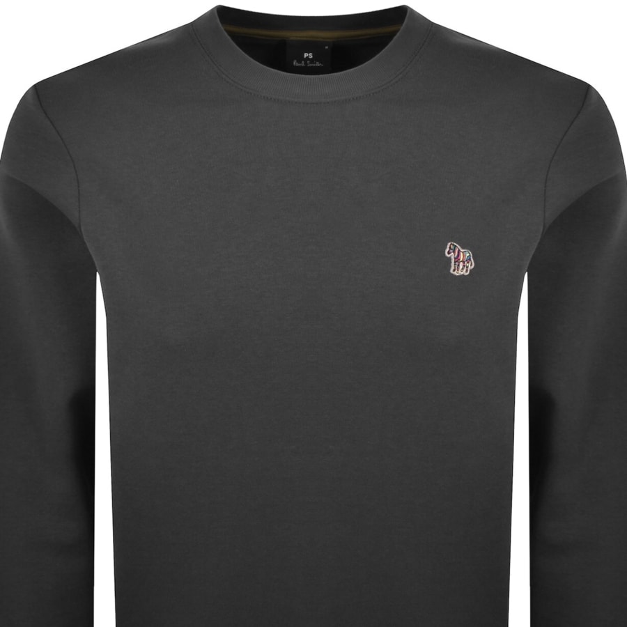 Image number 2 for Paul Smith Zebra Sweatshirt Grey