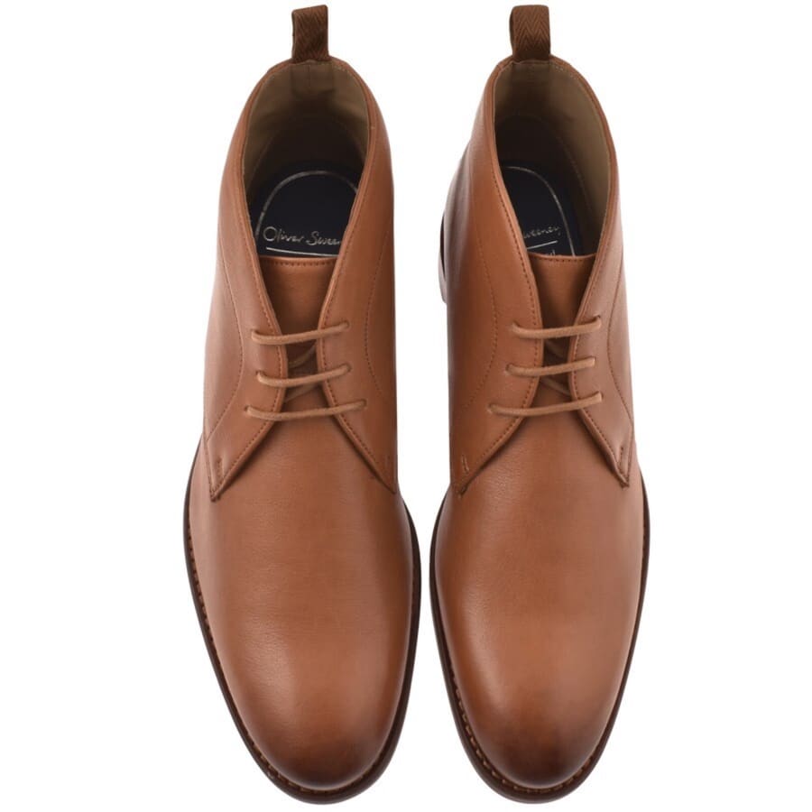 Image number 3 for Oliver Sweeney Farleton Chukka Boots Brown