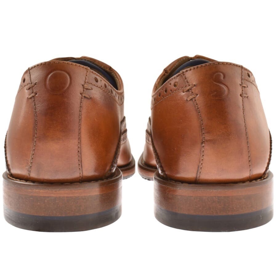 Image number 2 for Oliver Sweeney Ledwell Brogue Shoes Tan Brown