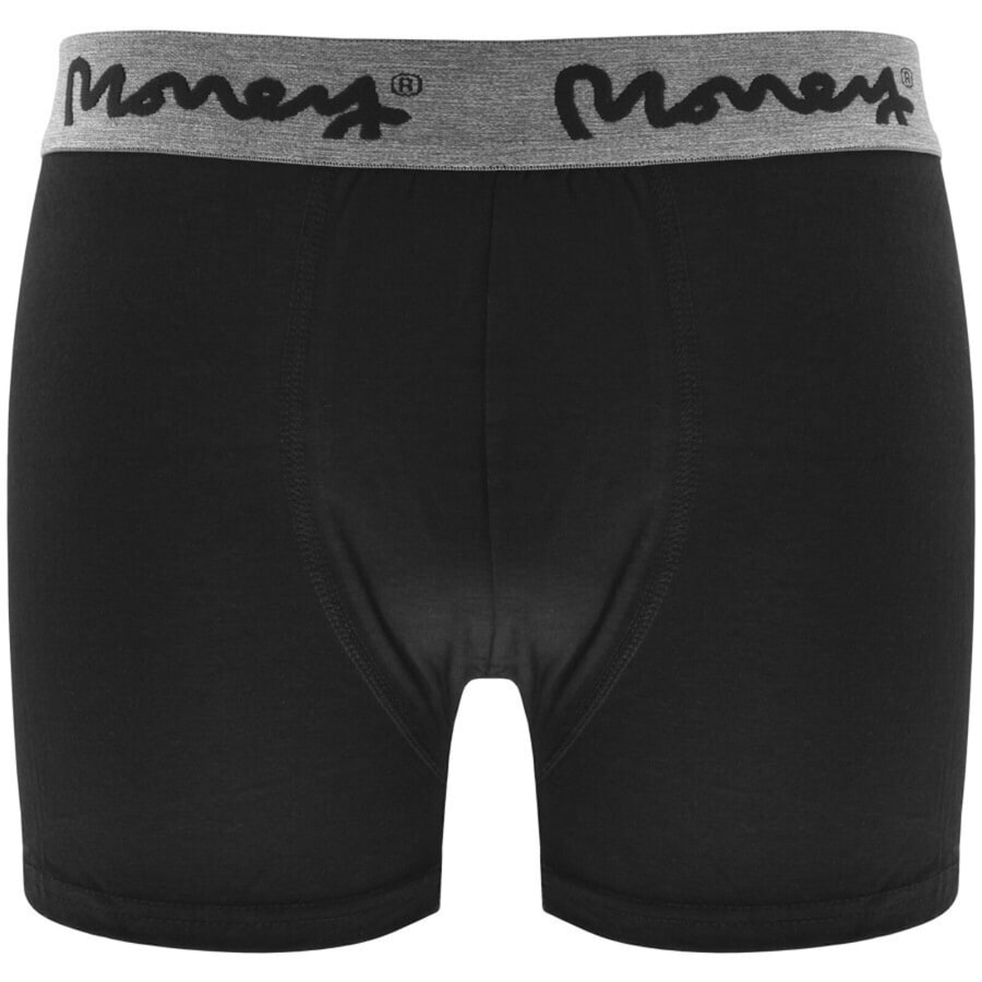 Image number 2 for Money 3 Pack Logo Trunks Black