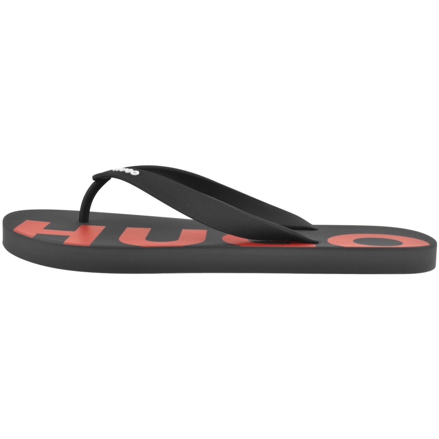 Image number 2 for HUGO Arvel Flip Flops Black