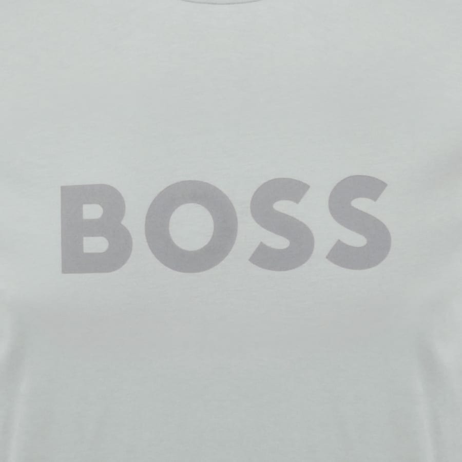 Image number 3 for BOSS Beachwear Logo T Shirt Light Grey
