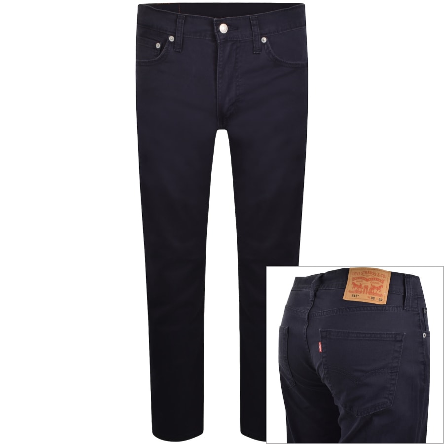 Image number 1 for Levis 511 Slim Fit Stretch Jeans Nightwatch Blue