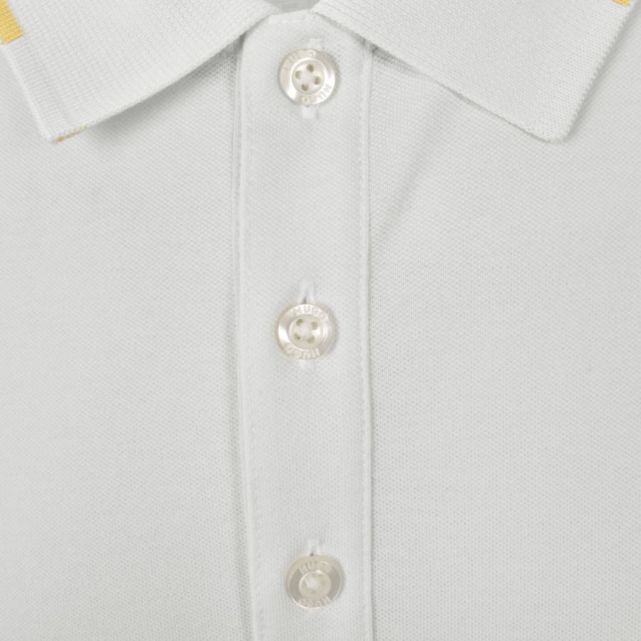 Image number 5 for HUGO Dinoso 222 Polo T Shirt White