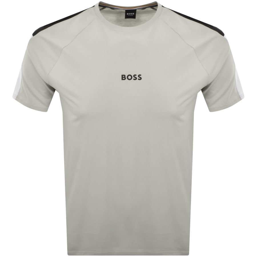 Image number 2 for BOSS Balance T Shirt Open Grey