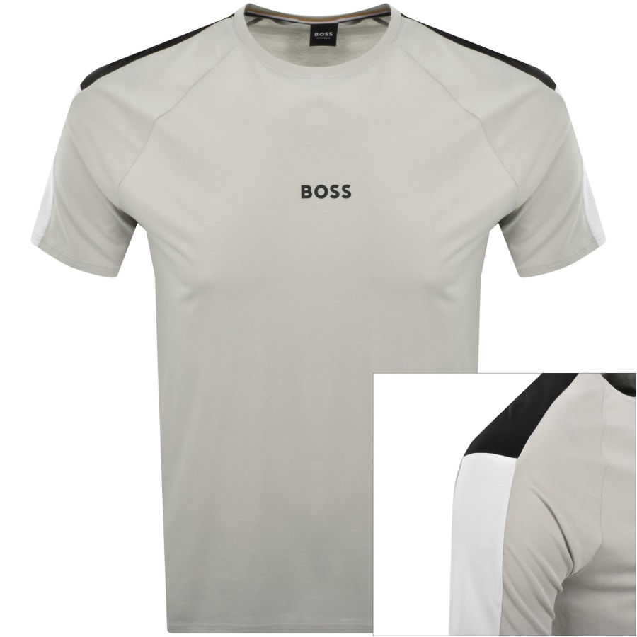 Image number 1 for BOSS Balance T Shirt Open Grey