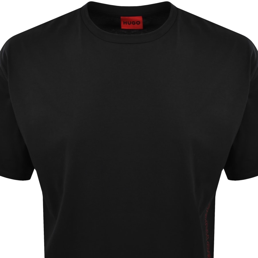 Image number 2 for HUGO Tiki T Shirt Black
