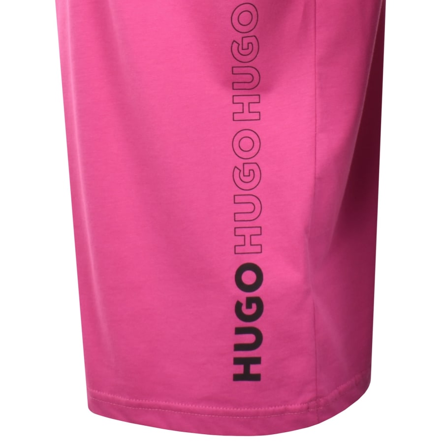 Image number 3 for HUGO Tiki T Shirt Pink