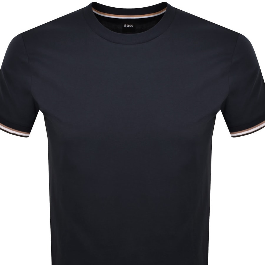 Image number 2 for BOSS Thompson 04 Jersey T Shirt Navy