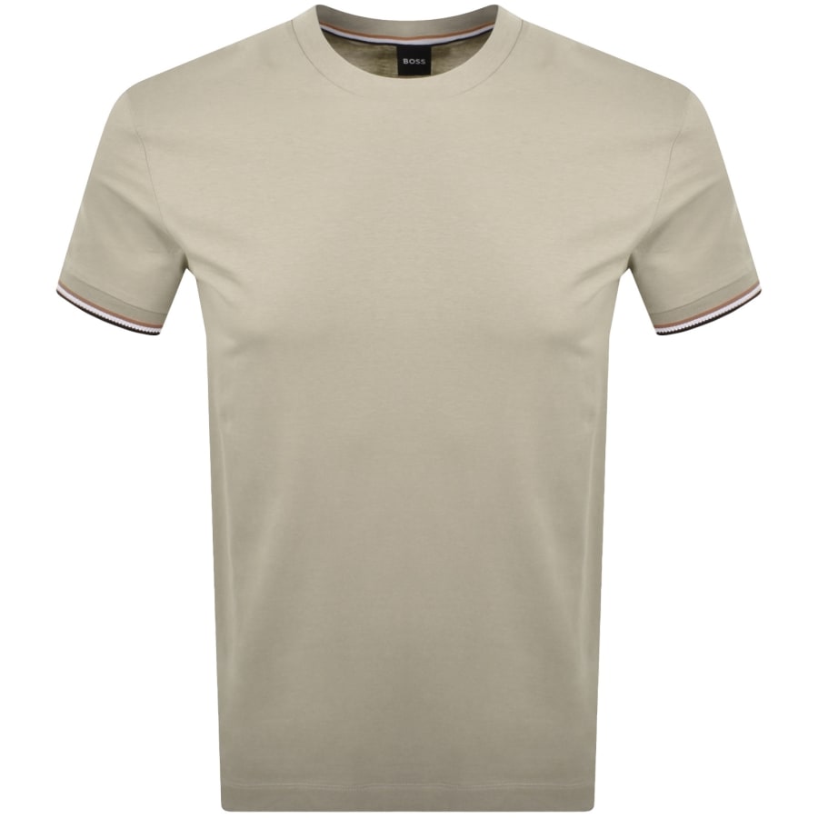 Image number 1 for BOSS Thompson 04 Jersey T Shirt Light Beige