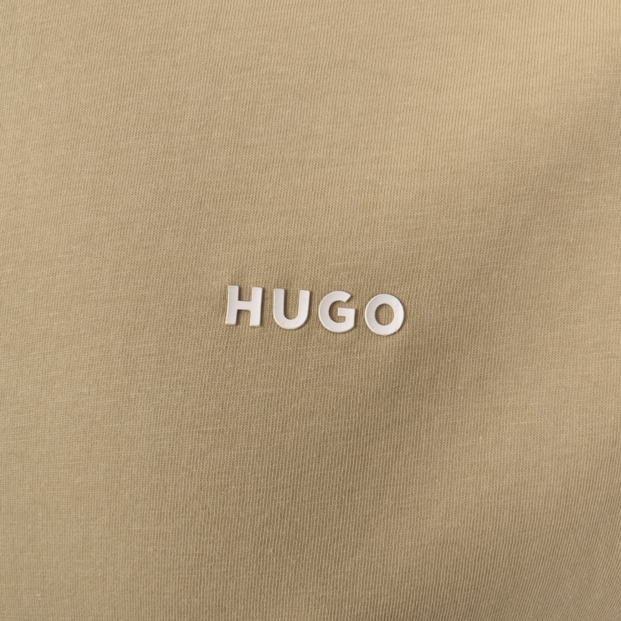 Image number 3 for HUGO Dero222 T Shirt Beige