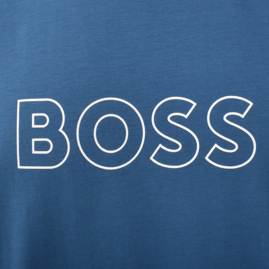 Image number 3 for BOSS Beach Vest Open Blue