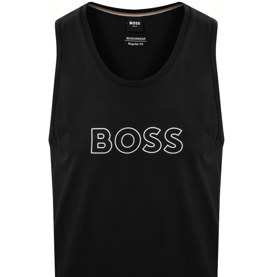 Image number 2 for BOSS Beach Vest Black