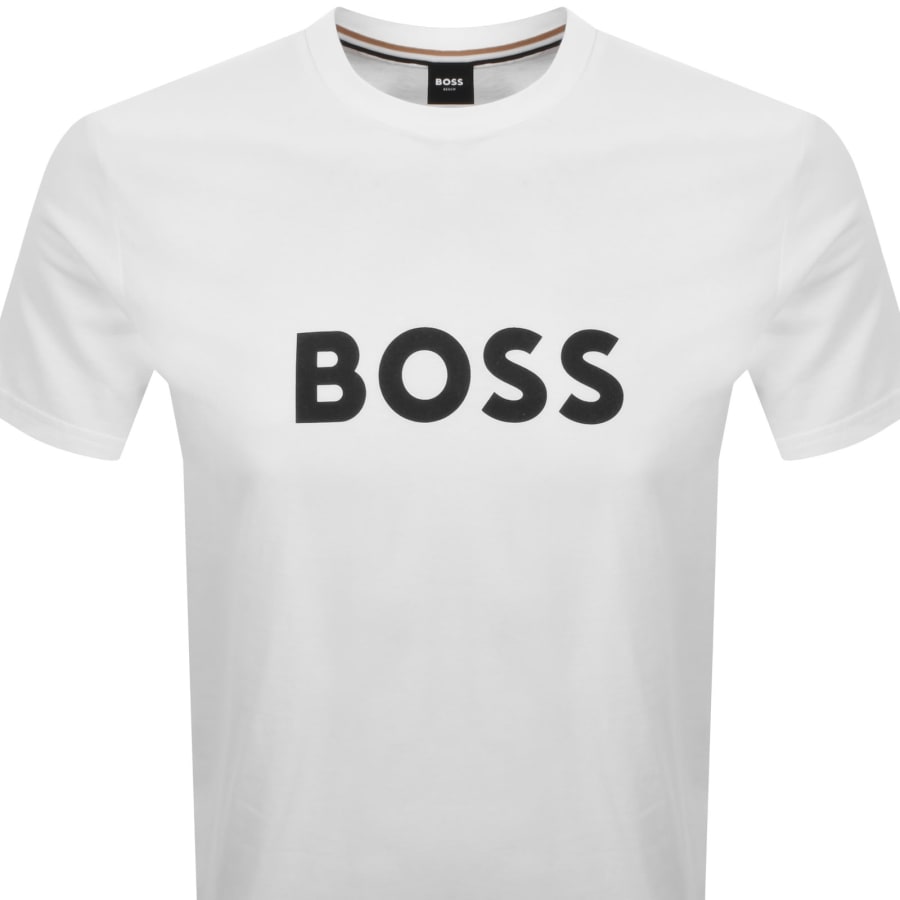 Image number 2 for BOSS Beachwear Logo T Shirt White