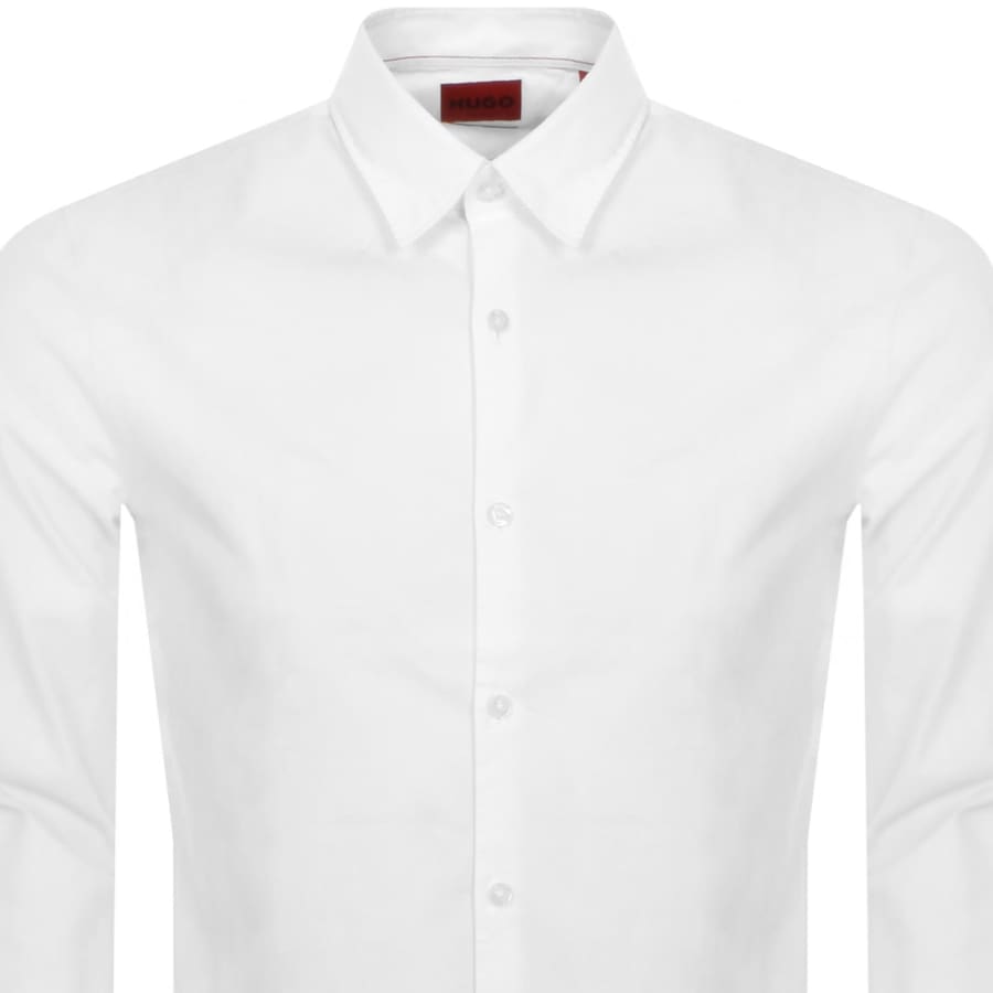Image number 2 for HUGO Ero3 W Long Sleeve Shirt White