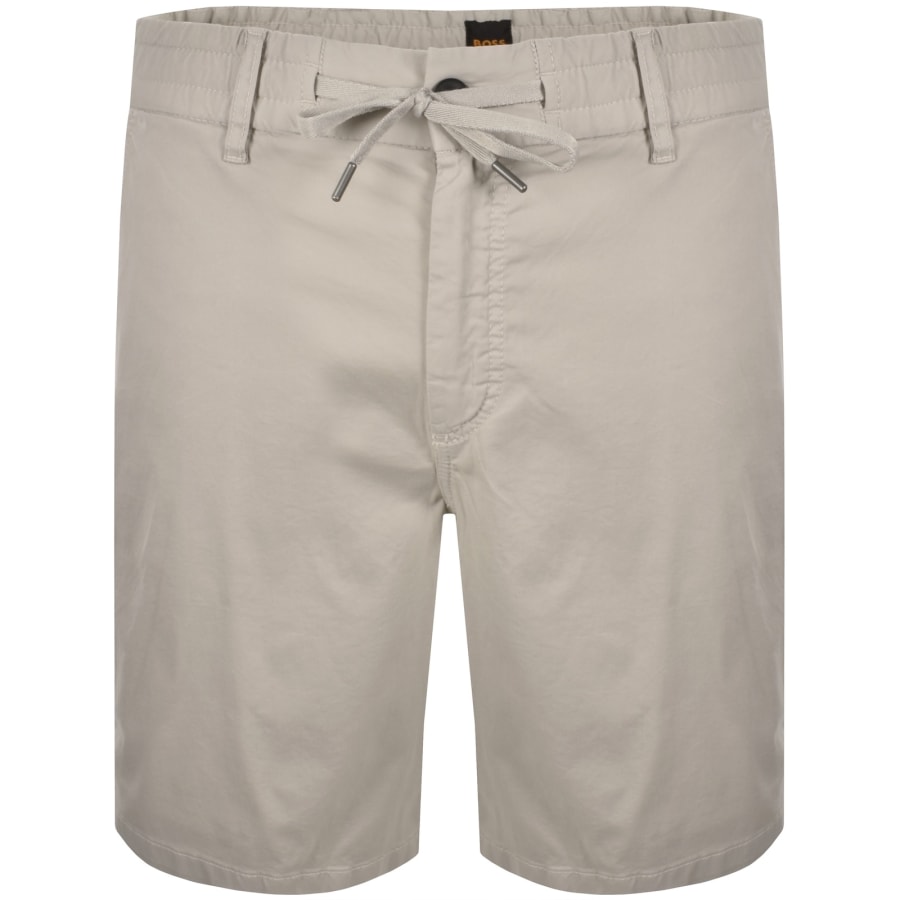 Image number 1 for BOSS Chino Slim Shorts Grey