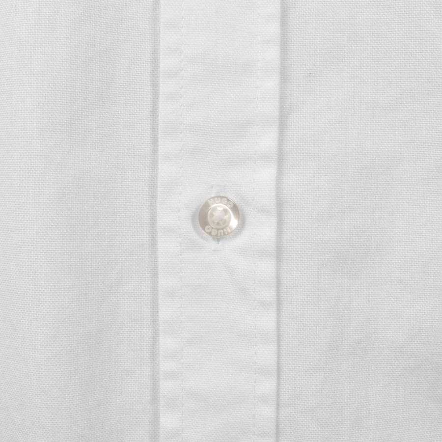 Image number 4 for HUGO Long Sleeved Evito Shirt White