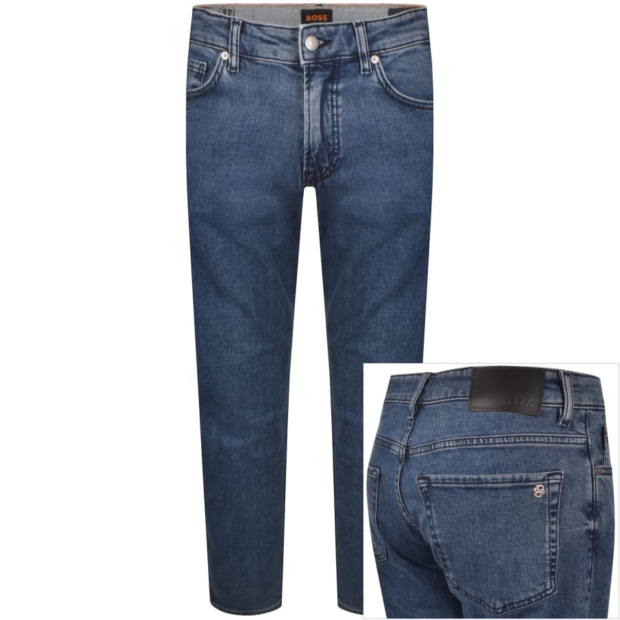 Image number 1 for BOSS Re Maine Regular Fit Jeans Blue