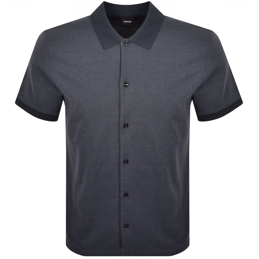 Image number 1 for BOSS Powell 102 Polo T Shirt Dark Blue