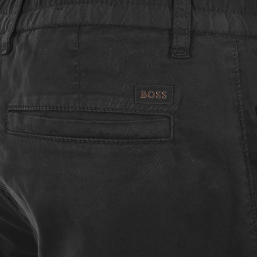Image number 3 for BOSS Chino Slim Shorts Black