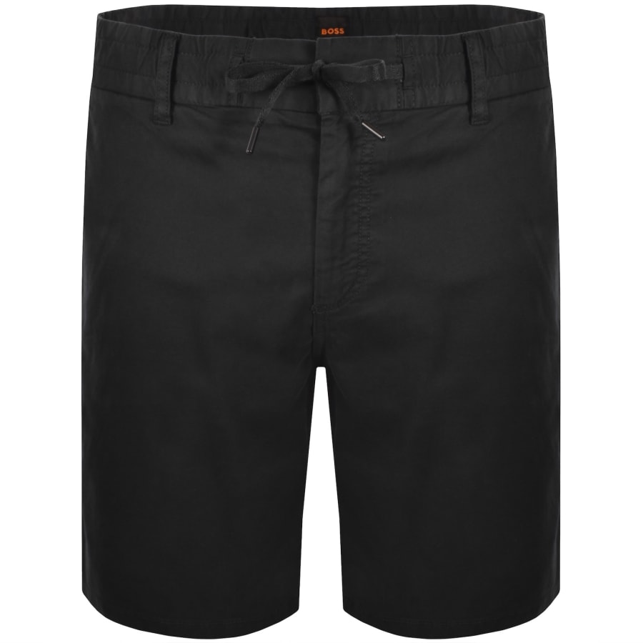 Image number 1 for BOSS Chino Slim Shorts Black