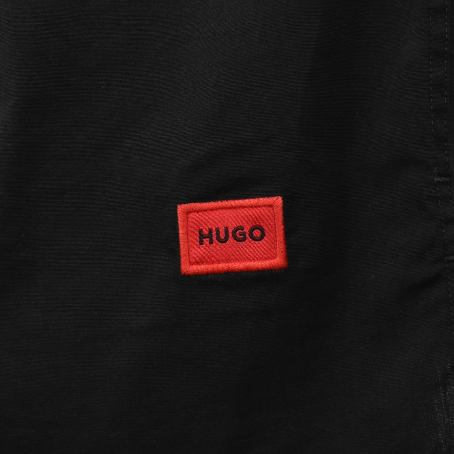 Image number 3 for HUGO Short Sleeved Ebor Shirt Black