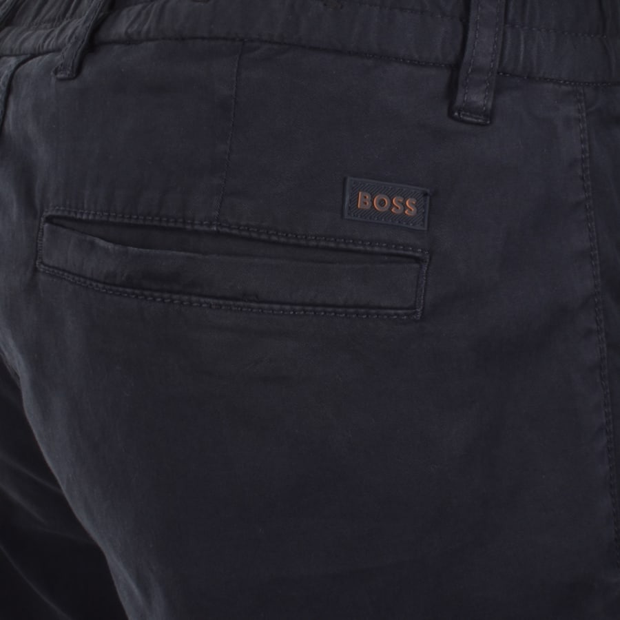 Image number 3 for BOSS Chino Slim Shorts Navy