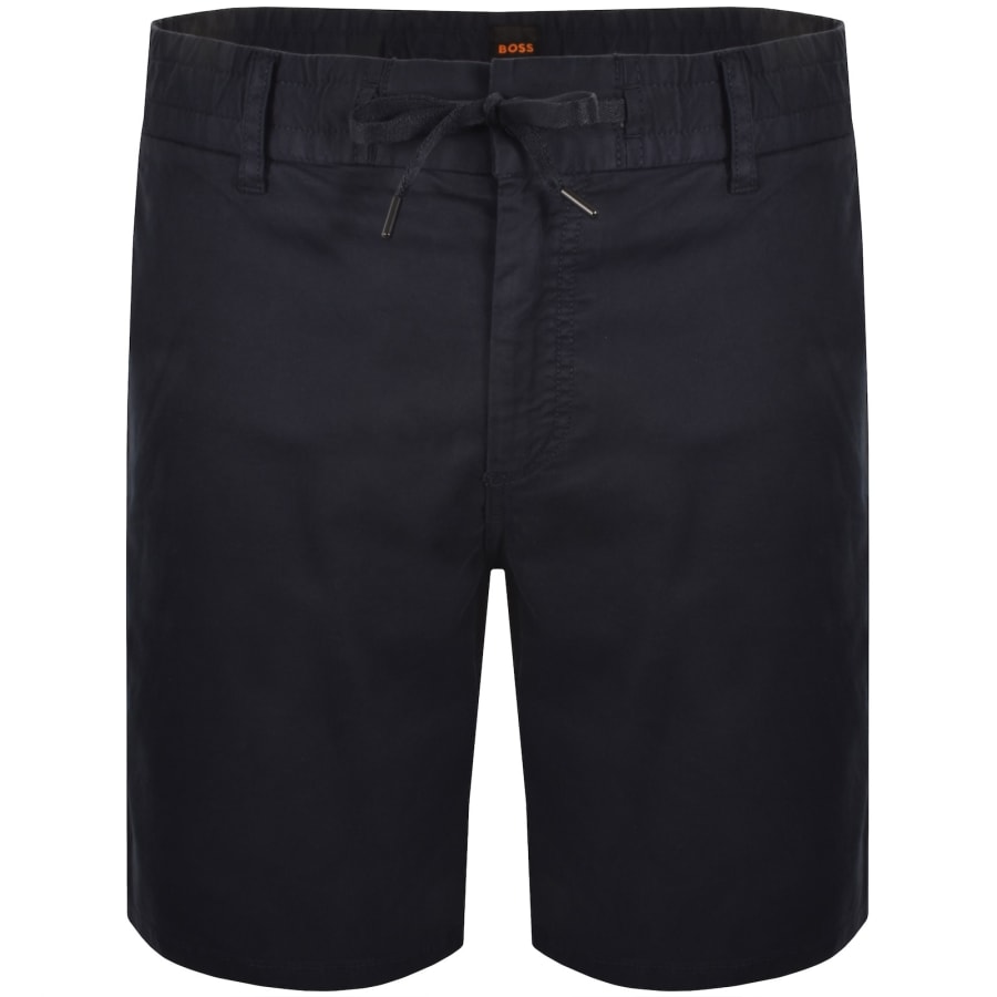 Image number 1 for BOSS Chino Slim Shorts Navy