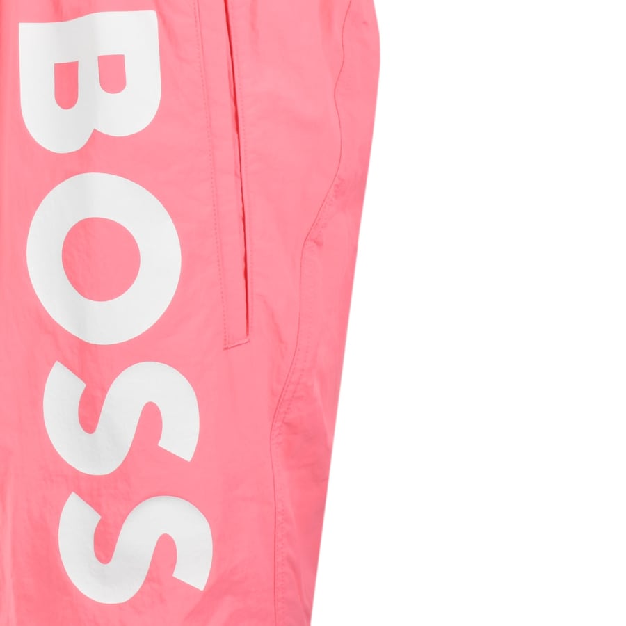 Image number 3 for BOSS Octopus Swim Shorts Pink