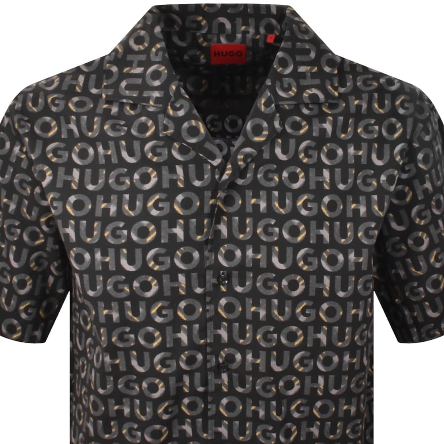 Image number 2 for HUGO Espino Shirt Black