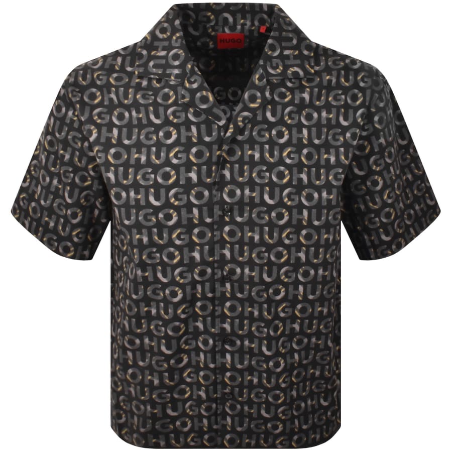 Image number 1 for HUGO Espino Shirt Black