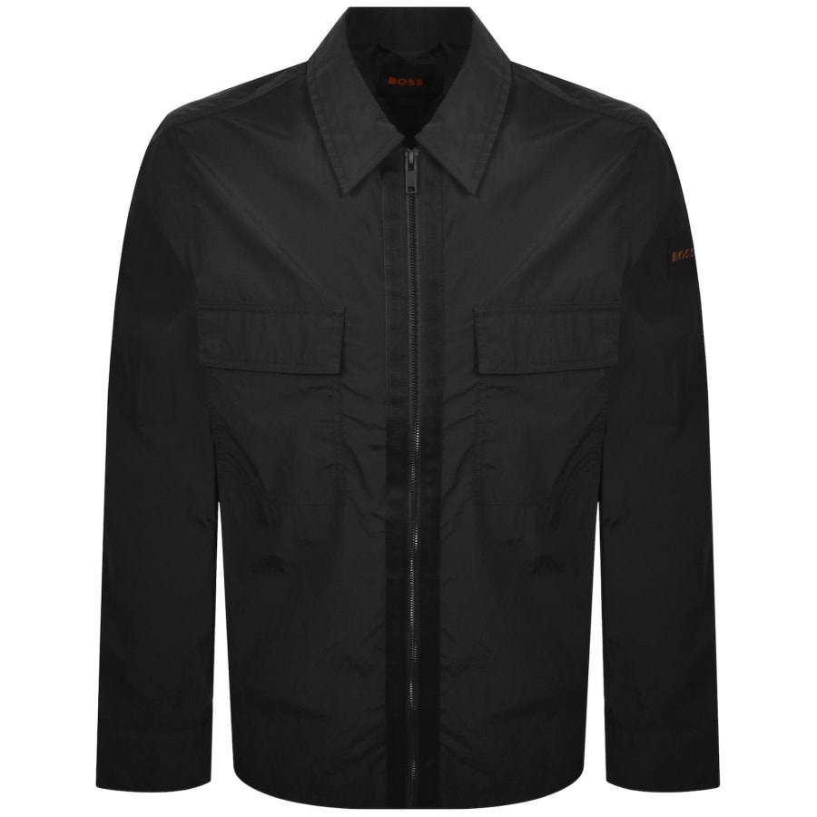 Image number 2 for BOSS Lotape Nylon Overshirt Black