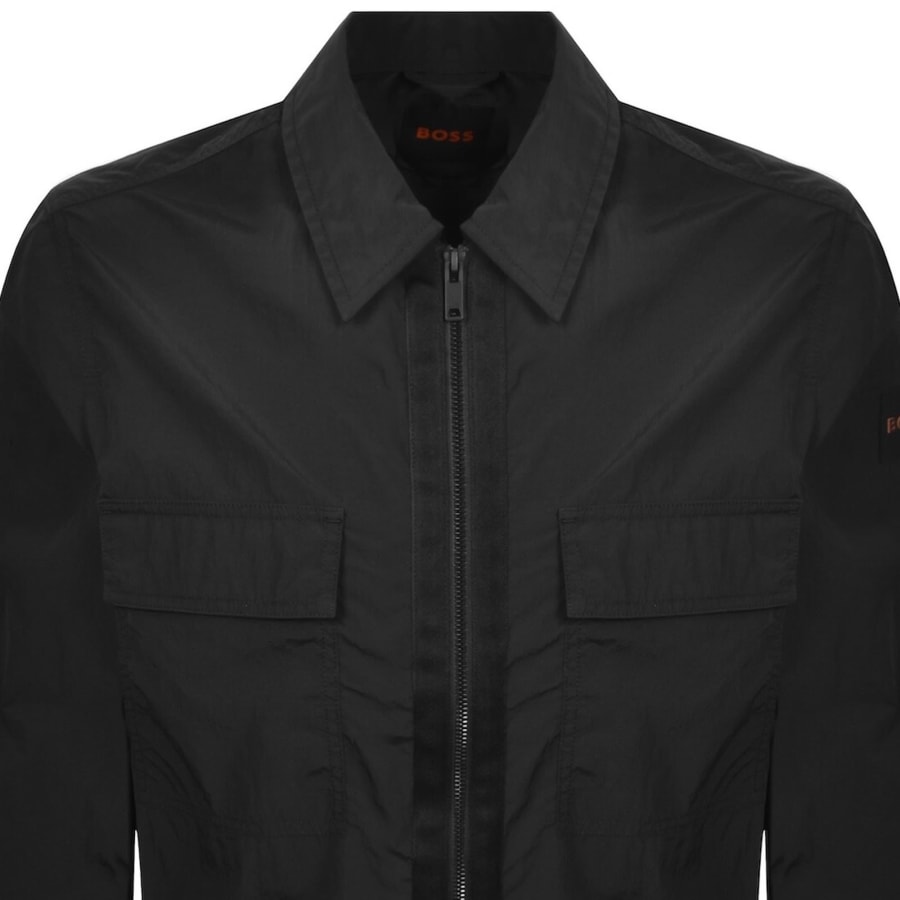 Image number 3 for BOSS Lotape Nylon Overshirt Black