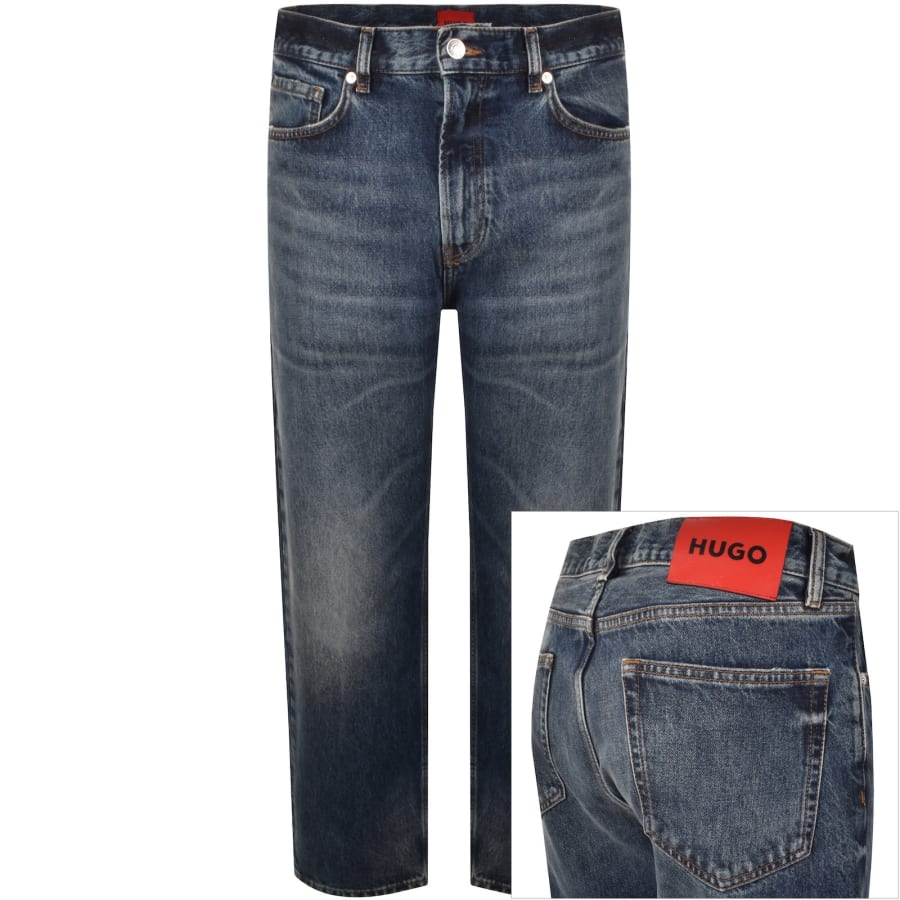 Image number 1 for HUGO 840 Straight Jeans Blue