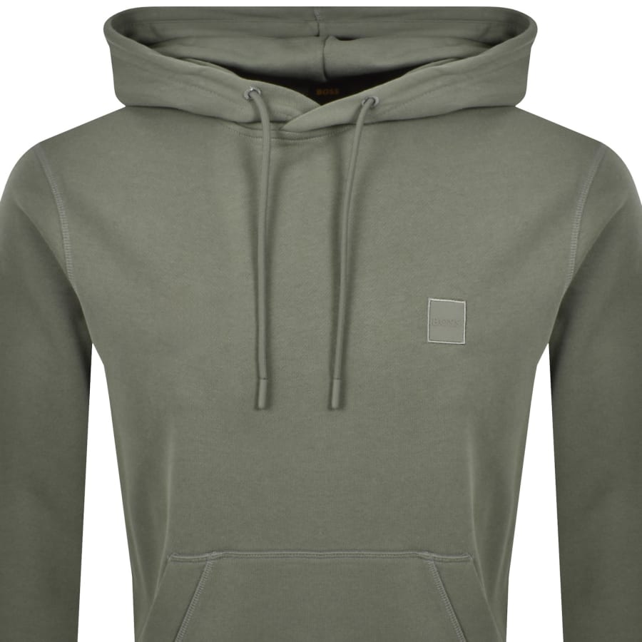 Image number 2 for BOSS Wetalk Pullover Hoodie Grey