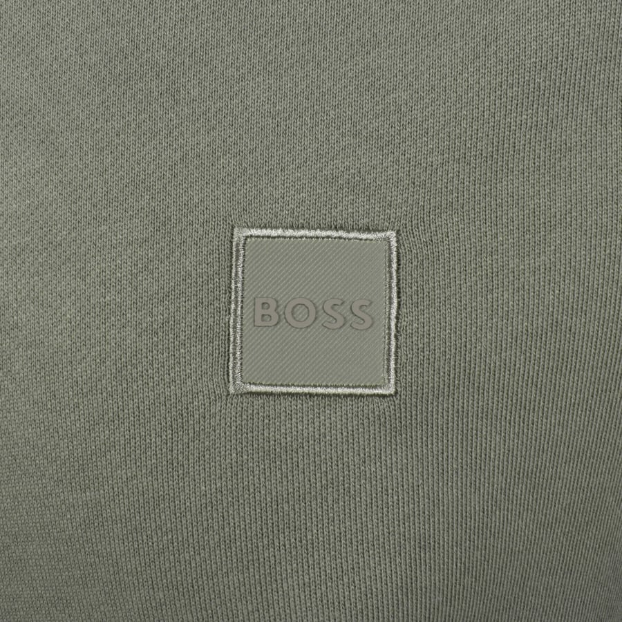 Image number 3 for BOSS Wetalk Pullover Hoodie Grey