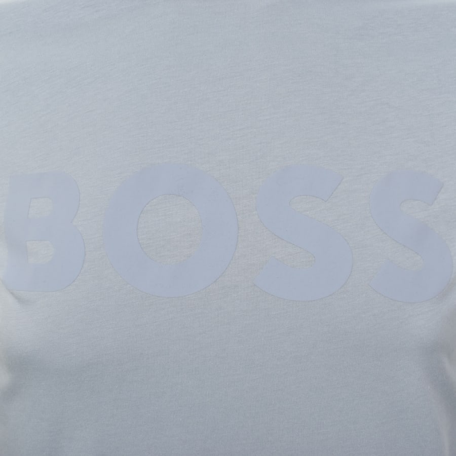 Image number 3 for BOSS Thinking 1 Logo T Shirt Light Blue