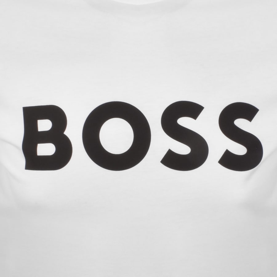 Image number 3 for BOSS Thinking 1 Logo T Shirt White