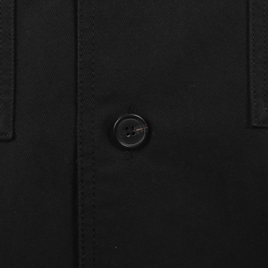 Image number 4 for HUGO Epoldo Overshirt Jacket Black